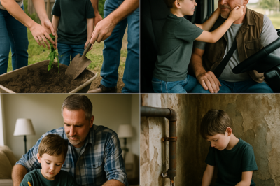 ha-Los camioneros encontraron a un niño encadenado en una casa abandonada con una nota de su madre muerta
