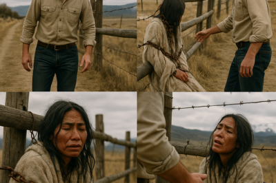 ha-“HAZ LO QUE QUIERAS” Rogó La mujer Apache Encadenada a la Cerca, pero él la liberó lentamente.