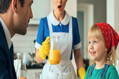 “PUEDO TOMAR CAFÉ CONTIGO”— PREGUNTÓ LA HIJA DE LA EMPLEADA AL MILLONARIO…SU RESPUESTA SORPRENDI TA