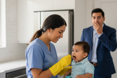 El bebé Millonari0 rechazaba el biberón, la limpiadora le preparó papilla casera y comió todo