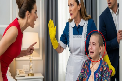 MILLONARIO SE ESCONDIÓ PARA VER CÓMO NOVIA TRATA SU HIJA ENFERMA… Y LA LIMPIADORA HIZO LO IMPOSIBLE ta