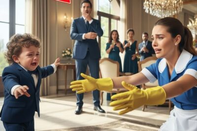 ha-EL BEBÉ DEL MILLONARIO LLORÓ AL VER A LA EMPLEADA! SUS PRIMERAS PALABRAS DESTROZARON A TODOS