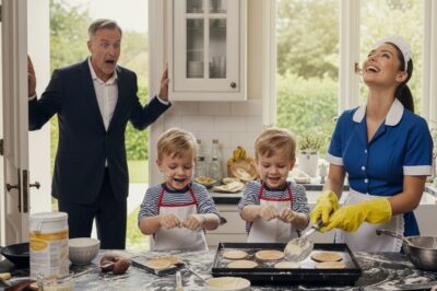 ha-MILLONARIO LLEGA MÁS TEMPRANO A CASA… Y CASI SE DESMAYA CON LO QUE VE