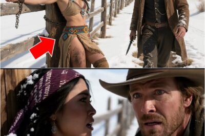 “HAZ LO QUE QUIERAS” Rogó La mujer Apache Encadenada a la Cerca, pero él la liberó lentamente. TA