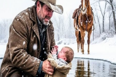 Arrojaron a un bebé a un arroyo helado… hasta que un vaquero la oyó susurrar: «Mamá…» TA