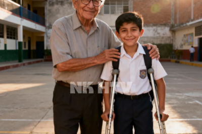 (nk)El maestro que nunca se casó adoptó a su alumno abandonado con una pierna amputada. Veinte años después, el muchacho conmovió a millones de personas…