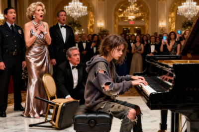 (nk)Una chica muy delgada y sin hogar estaba siendo escoltada hacia la salida de una lujosa gala benéfica por dos guardias de seguridad. Miró el piano y gritó: «¿Puedo tocar el piano a cambio de un plato de comida?». El invitado de honor, el legendario pianista Lawrence Carter, dio un paso al frente, apartó a los guardias y dijo: «Déjenla tocar». Lo que ocurrió después dejó el salón en absoluto silencio.