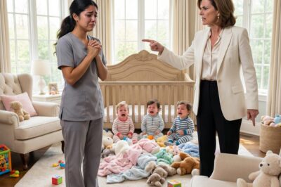 (nk)EL BEBÉ DEL MILLONARIO DESPIDIÓ 10 NIÑERAS EN 1 MES, PERO LA EMPLEADA CAMBIÓ TODO CON SUS 3 HIJAS…