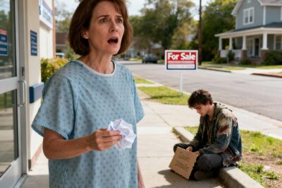 Salí del HOSPITAL… y DESCUBRÍ Que Mi HIJO Regaló mi CASA a Sus SUEGROS — Ahora él VIVE en la CALLE! –