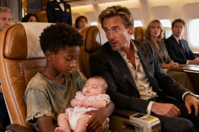 (nk)El bebé del multimillonario que no paraba de llorar… hasta que un tranquilo adolescente de Economía lo cambió todo a 30.000 pies de altura…