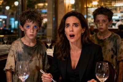 (nk)Era millonaria y cenaba sola hasta que dos gemelos sin hogar revelaron un secreto imposible sobre mi pasado