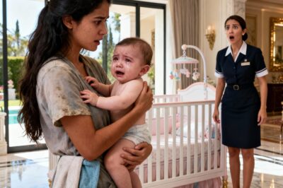 (nk)El bebé Millonari0 rechazaba el biberón, la limpiadora le preparó papilla casera y comió todo