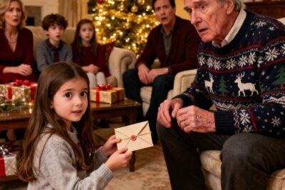 (nk)MI HIJA DE 7 AÑOS ABRIÓ SU REGALO DE NAVIDAD Y ENCONTRÓ UNA CAJA VACÍA… MI PADRE SE RIÓ Y DIJO QUE “LA GENTE POBRE NO MERECE NADA”, PERO CUANDO ELLA LE ENTREGÓ UN SOBRE VIEJO QUE ENCONTRÓ EN EL ÁTICO DE LA ABUELA, EL COLOR DESAPARECIÓ DE SU CARA Y EL SECRETO MÁS OSCURO DE LA FAMILIA SALIÓ A LA LUZ