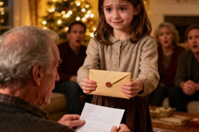(nk)MI HIJA DE 7 AÑOS ABRIÓ SU REGALO DE NAVIDAD Y ENCONTRÓ UNA CAJA VACÍA… MI PADRE SE RIÓ Y DIJO QUE “LA GENTE POBRE NO MERECE NADA”, PERO CUANDO ELLA LE ENTREGÓ UN SOBRE VIEJO QUE ENCONTRÓ EN EL ÁTICO DE LA ABUELA, EL COLOR DESAPARECIÓ DE SU CARA Y EL SECRETO MÁS OSCURO DE LA FAMILIA SALIÓ A LA LUZ