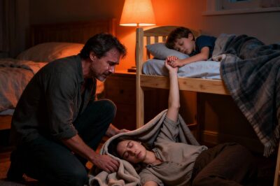 (nk)“¿POR QUÉ DUERMES EN EL PISO?” PREGUNTÓ EL PADRE SOLTERO. ELLA: “SU HIJO NO SOLTABA MI MANO”