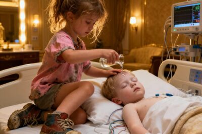 (nk)Al hijo del millonario le dieron cinco días de vida… pero una niña pobre le roció agua bendita y…