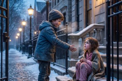 (nk)A Homeless Boy Climbed a Mansion Wall to Save a Freezing Girl — Her Billionaire Father Watched It All