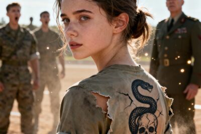 (nk)Se burlaron de ella en el campamento de entrenamiento… hasta que el comandante palideció al ver el tatuaje en su espalda.