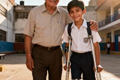 (nk)El maestro que nunca se casó adoptó a su alumno abandonado con una pierna amputada. Veinte años después, el muchacho conmovió a millones de personas…