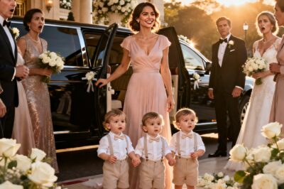 (nk)Él Planeó Humillarla Invitando a Su Ex Pobre a la Boda—Pero Ella Apareció en una Limusina, Acompañada de Sus Tres Hijos…