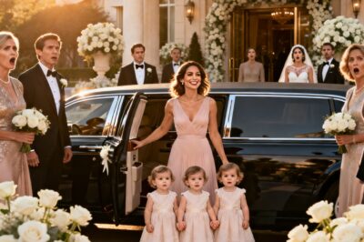 (nk)Él Planeó Humillarla Invitando a Su Ex Pobre a la Boda—Pero Ella Apareció en una Limusina, Acompañada de Sus Tres Hijos…