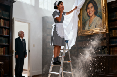 Trabajaba limpiando la mansión del hombre más rico de México… hasta que descubrí un cuadro oculto bajo una sábana. Al verlo, me paralicé: ¡era el rostro de mi madre fallecida! Lo que él me confesó después cambió mi vida para siempre.