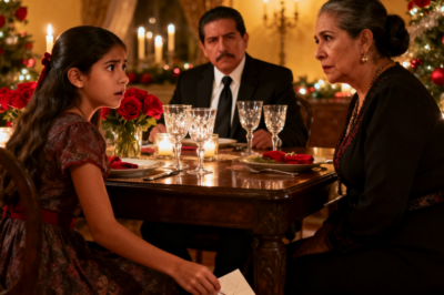 Durante la cena, mi hija me deslizó silenciosamente una nota doblada. “Finge que estás enferma y vete”, decía. No sabía por qué, pero algo en sus ojos me decía que confiara en ella. Así que hice lo que me pidió y salí. Diez minutos después… por fin entendí por qué me había advertido.