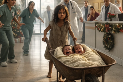 “Mi mami lleva tres días durmiendo”. Una niña de 7 años empujó una carretilla kilómetros para salvar a sus hermanos gemelos recién nacidos, y lo que sucedió después dejó a todo el hospital sin palabras…