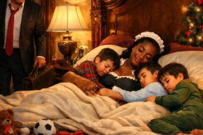 NINGUNA NIÑERA DURÓ CON LOS TRILLIZOS DEL MILLONARIO — HASTA QUE UNA CRIADA NEGRA HIZO ALGO INCREÍBLE