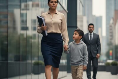 UNA MADRE HUMILDE FUE DESPEDIDA POR LLEVAR A SU HIJO… PERO EL JEFE MILLONARIO LO VIO TODO Y… mxc