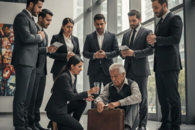 SOY EL NUEVO DUEÑO DE LA EMPRESA, HABLÓ EL HOMBRE DE ROPA VIEJA… SE BURLARON. ¡EL CASTIGO LLEGÓ!