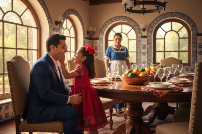 Hace 7 años el empresario ciego cenaba solo hasta que la hija de la limpiadora hizo lo imposible mxc