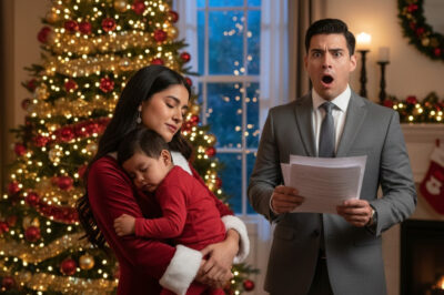 EN NOCHEBUENA, EN SU ÚLTIMO DÍA COMO NIÑERA, LA HIJA MUDA DEL MILLONARIO DIJO “MAMÁ”